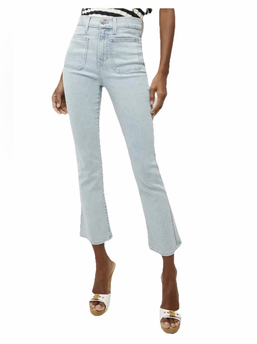 VERONICA BEARD JEANS  CARLY KICK FLARE HIGH RISE SZ 26